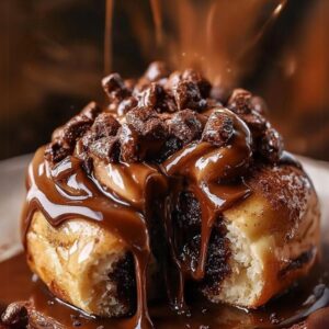 Chocolate Drizzle Cinnamon Rolls