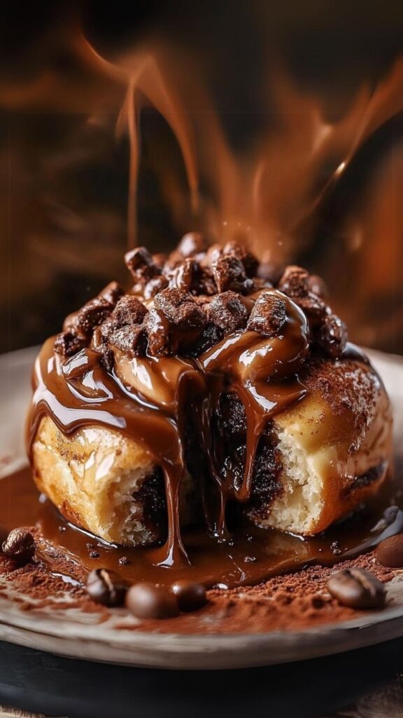 Chocolate Drizzle Rolls
